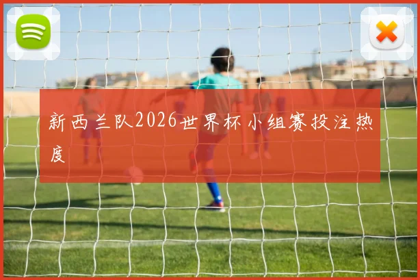 新西兰队2026世界杯小组赛投注热度